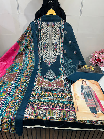 Semi Cotton embroided suit 1898