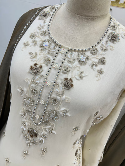 Wedding wear palazzo suit 2821