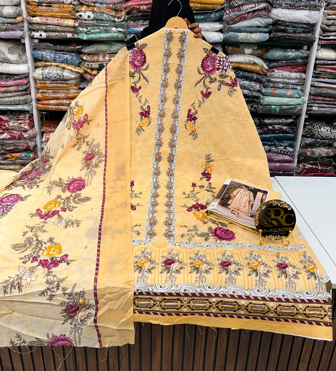 Cotton unstitched suits 2753