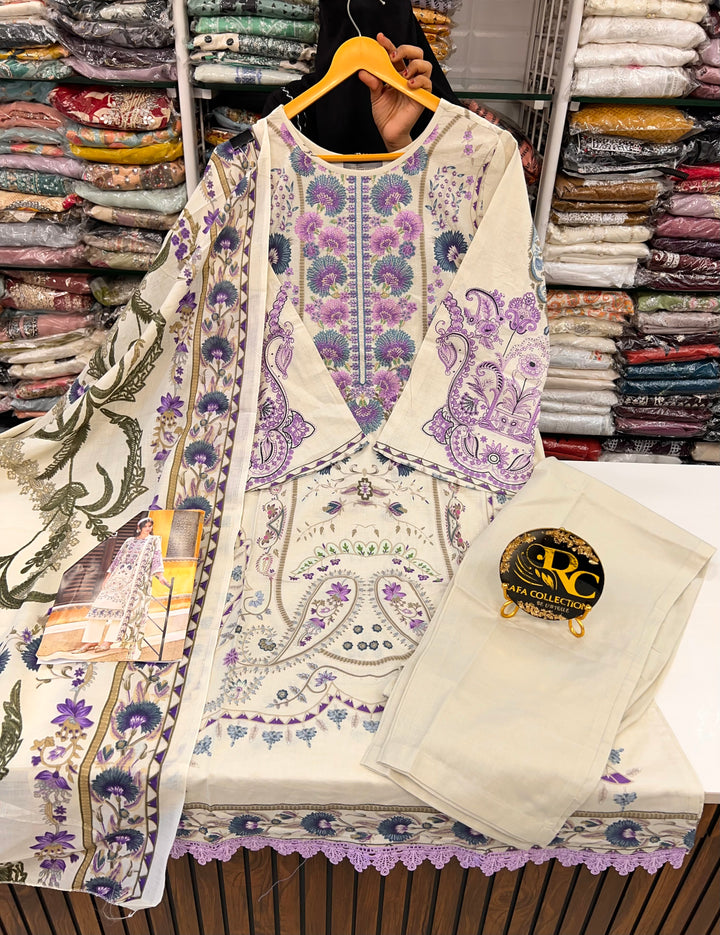 Cotton embroided Pakistani Suits 2825