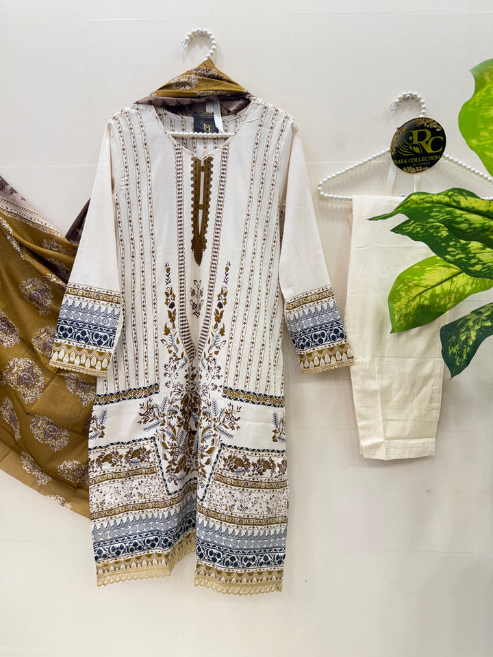 Cotton Ready To Wear Suit 2837