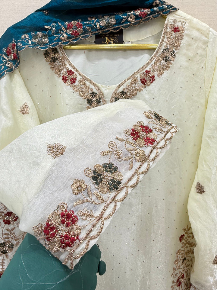 Pakistani chinnon suits 2969
