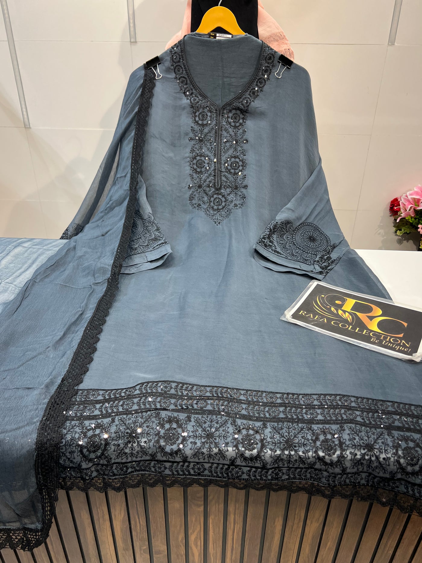 Organza Unstitched Suit 1778