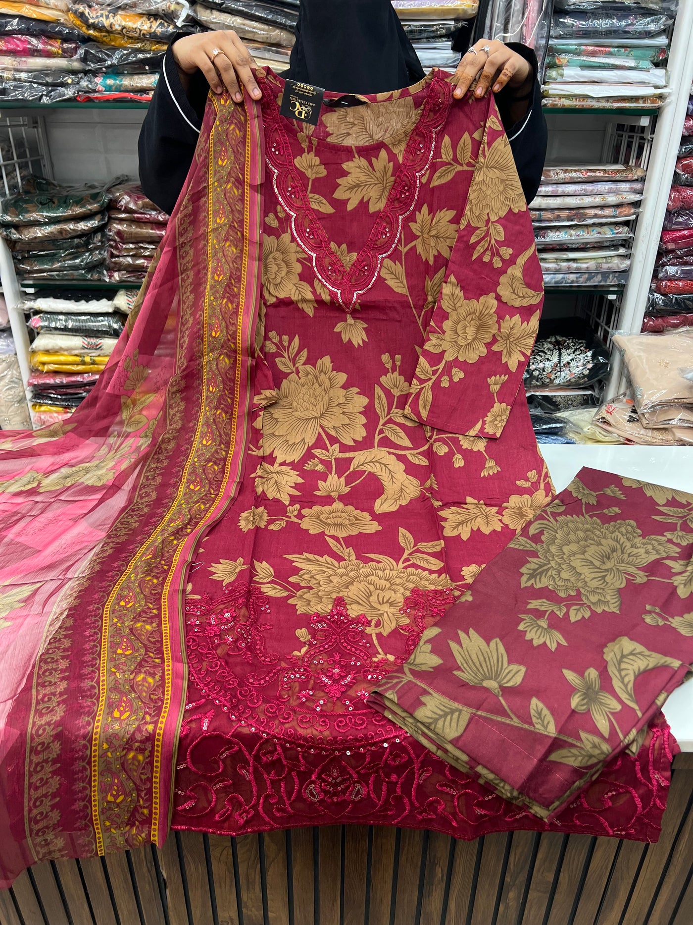 Pakistani patch work suits 2602