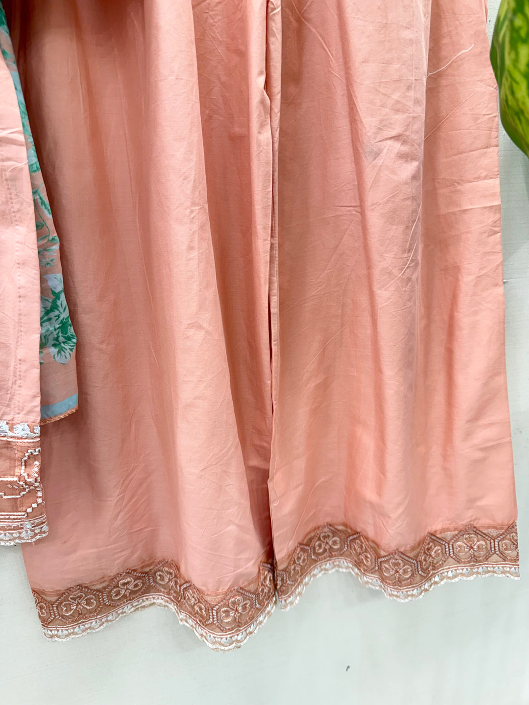 Cotton embroidered suits