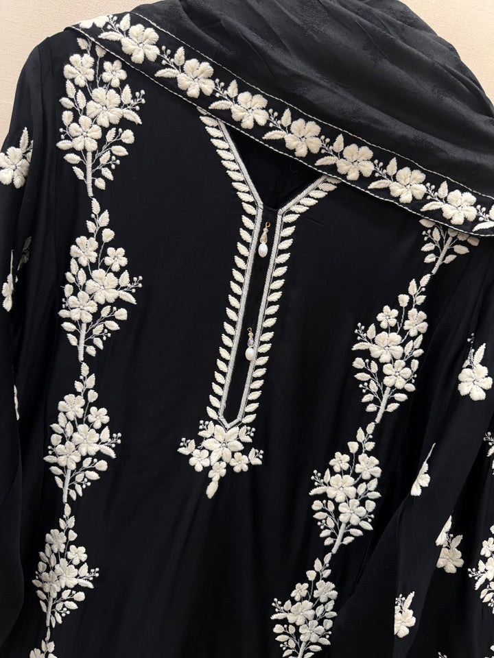 Lucknawi Long kaftan Suits