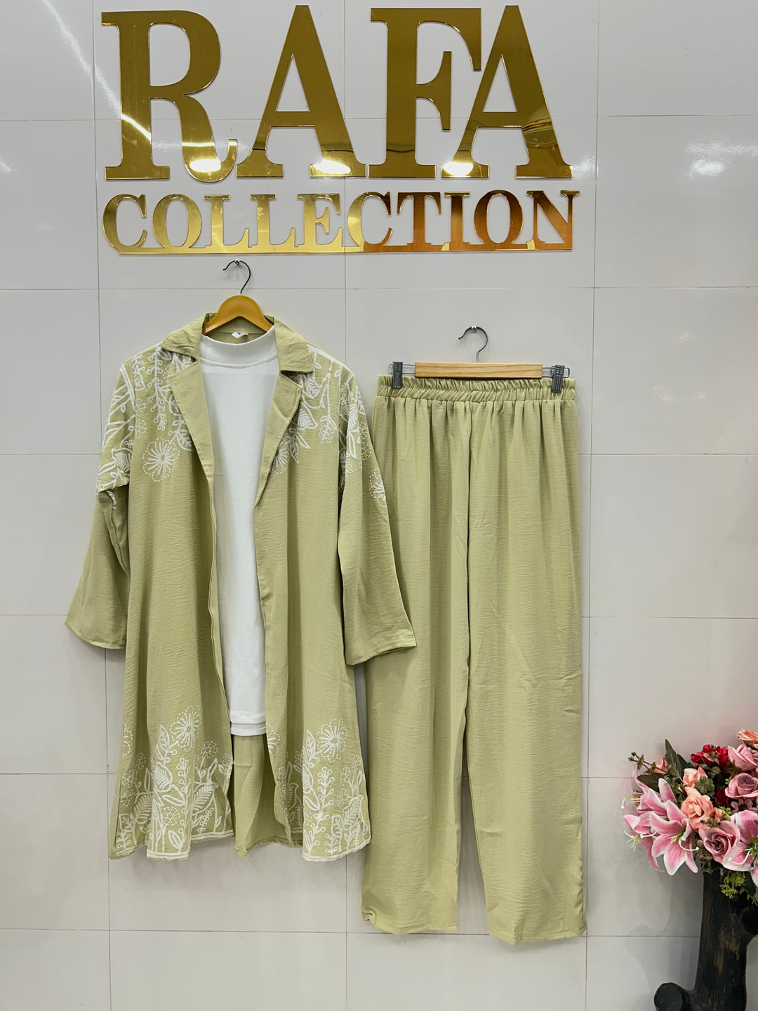 Imported crinkle Co-ord sets 3108