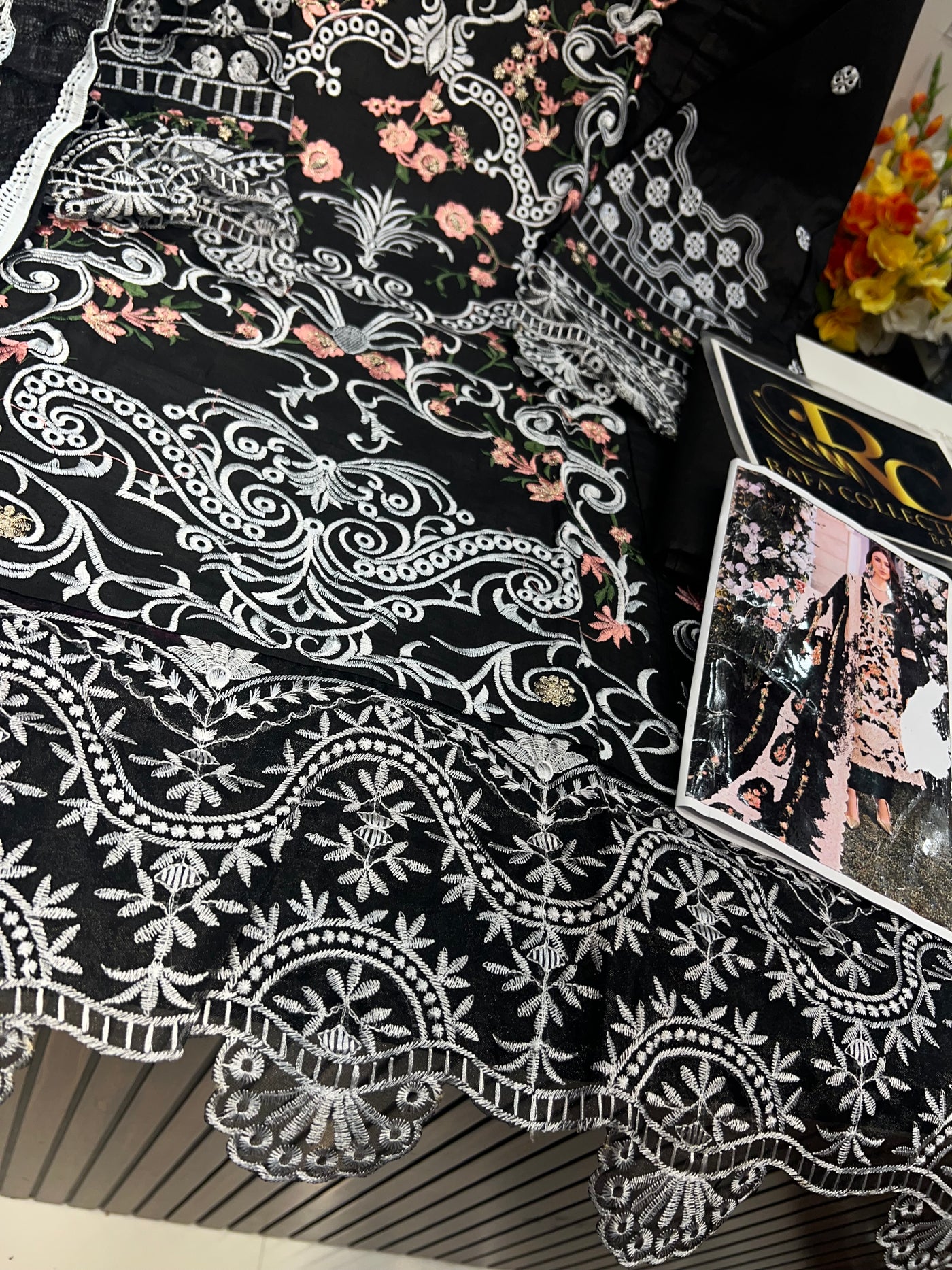 Pakistani embroided suits 1292
