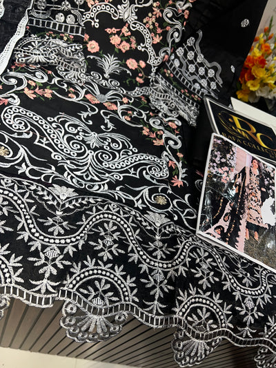 Pakistani embroided suits 1292