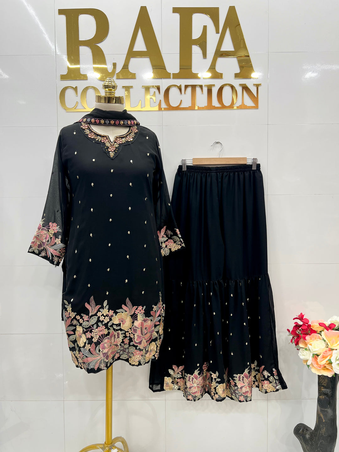 Embroided Garara suits