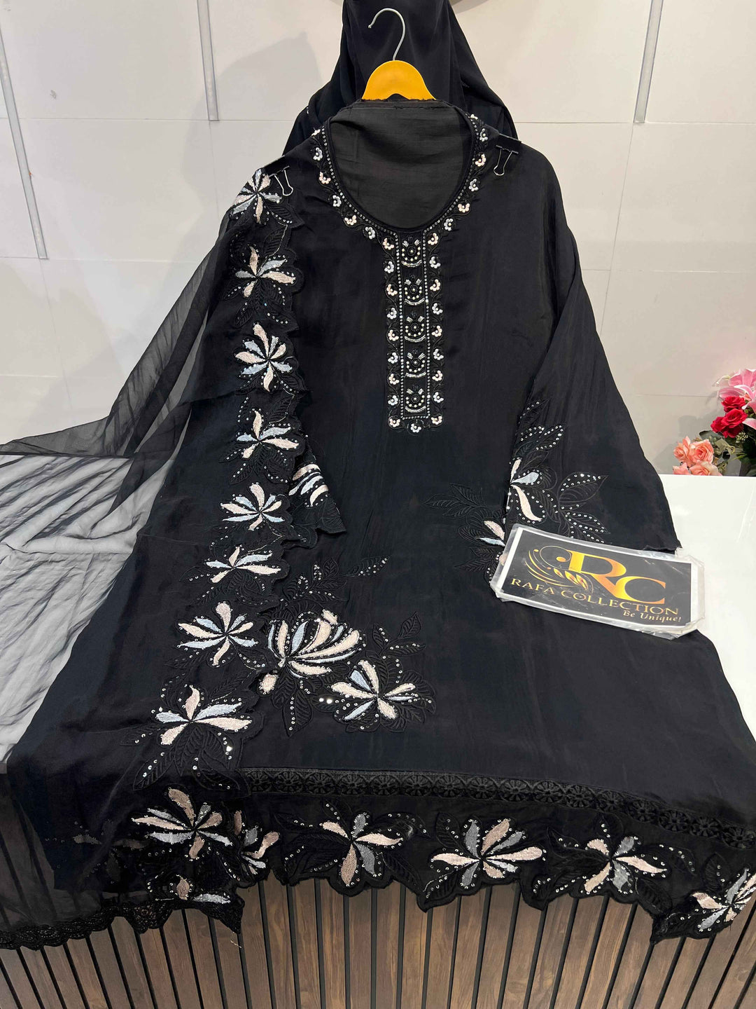 Pakistani Organza suit 5032