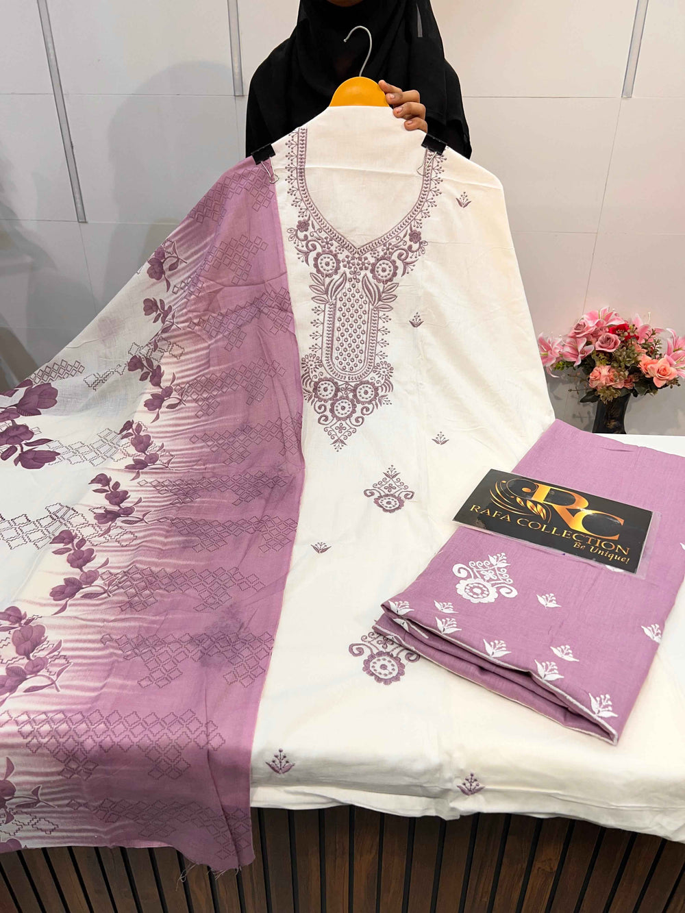 Cotton Unstich Suit 2188