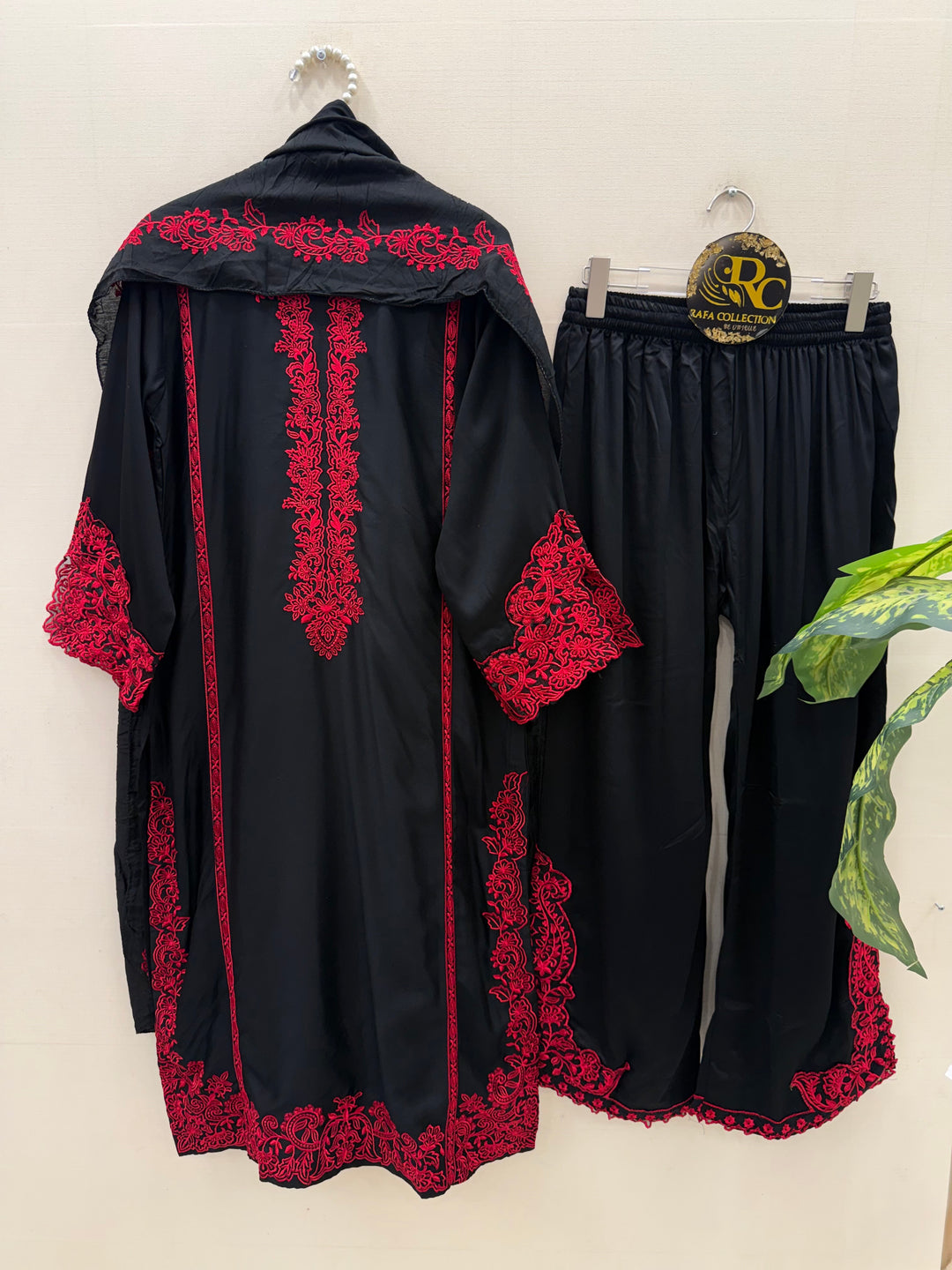 Embroidered plazzo suits