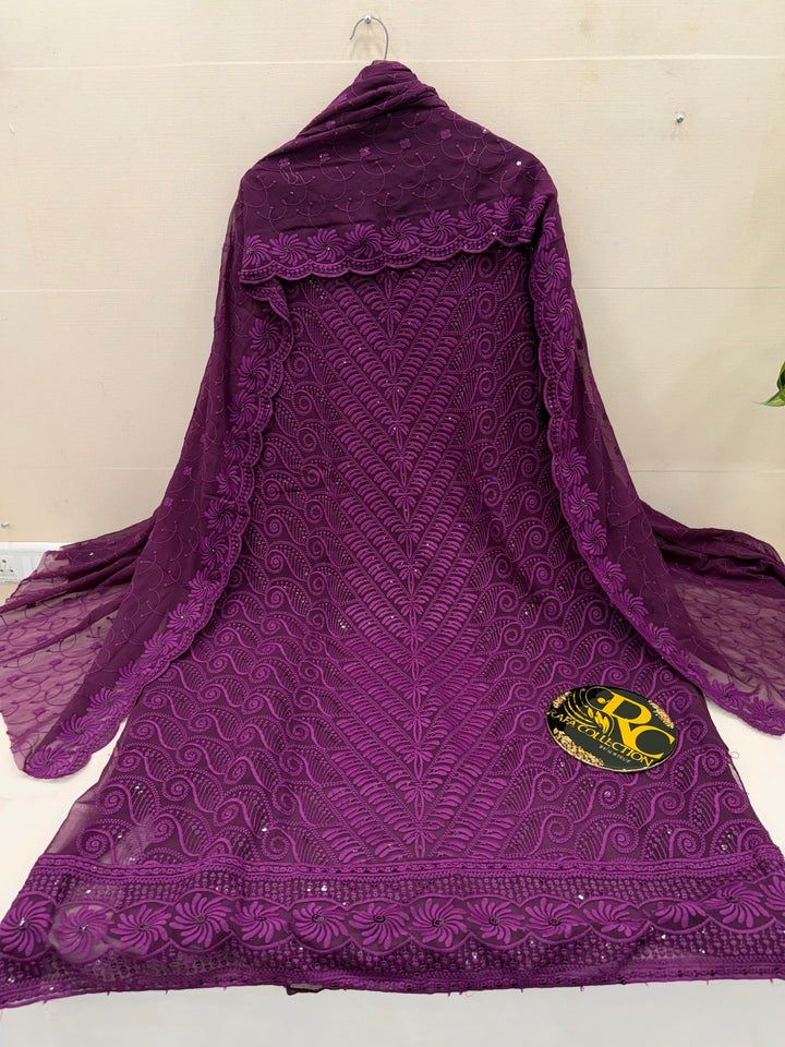 Georgette unstitched suits