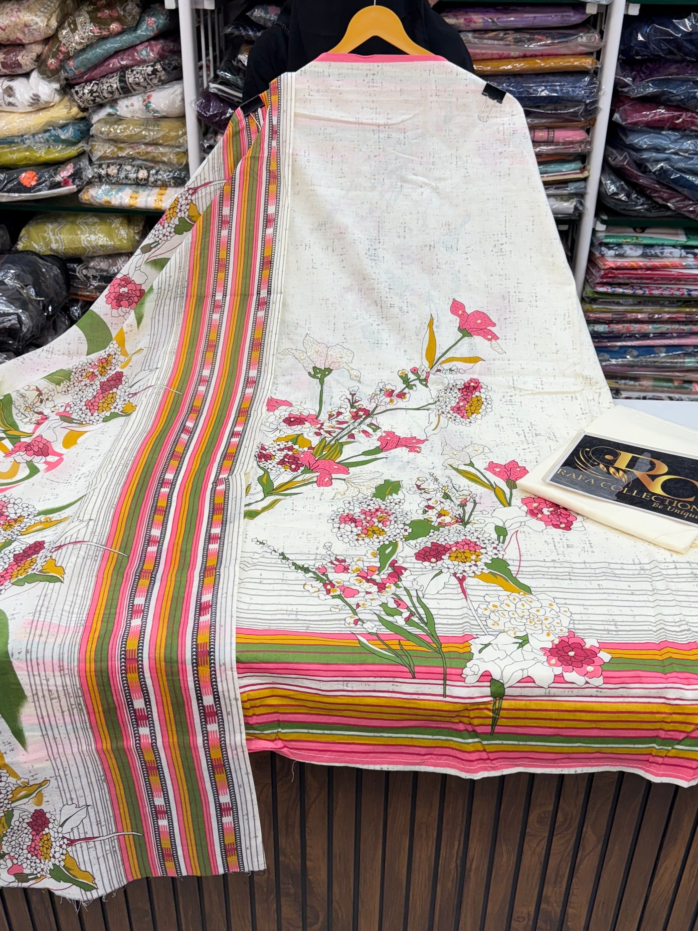 Cotton Unstich Suit 14019