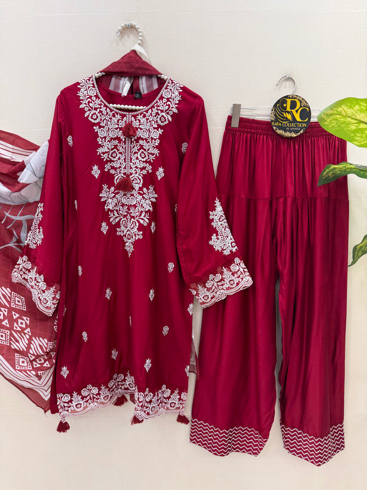 Pakistani Embroidered farshi suits