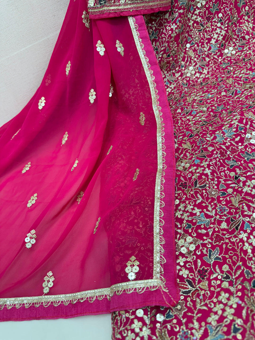 Heavy georgette gown