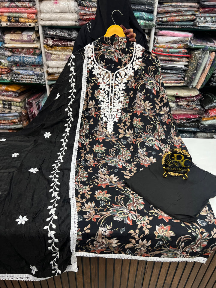 Lucknawi Unstitched suit 2757