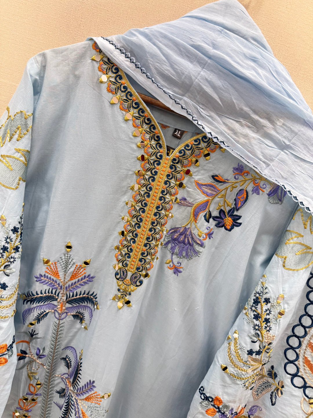 Pakistani Long Cutwork Suits