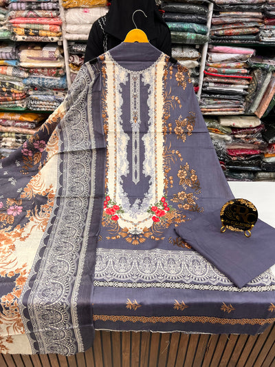 Cotton unstitched suits 2768