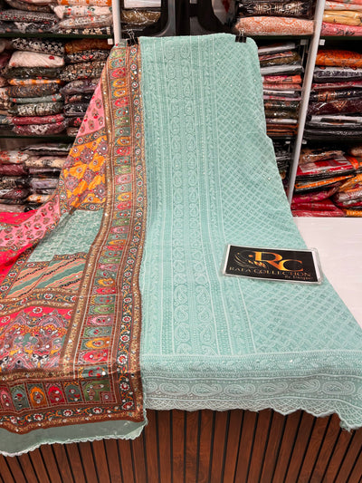 Georgette Unstich Suit 1380