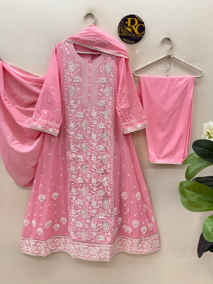A-line Lucknawi suits