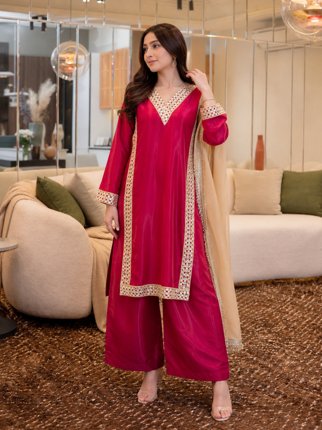 Shimmer mirror Suits
