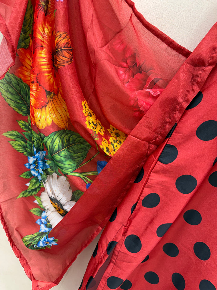 Satin Polka Dot Suits