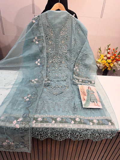 Pakistani cutwork suit 1648