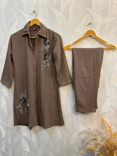 Crinkle Co Ord Set 557