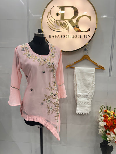 Cross-cut Kurti pant 626