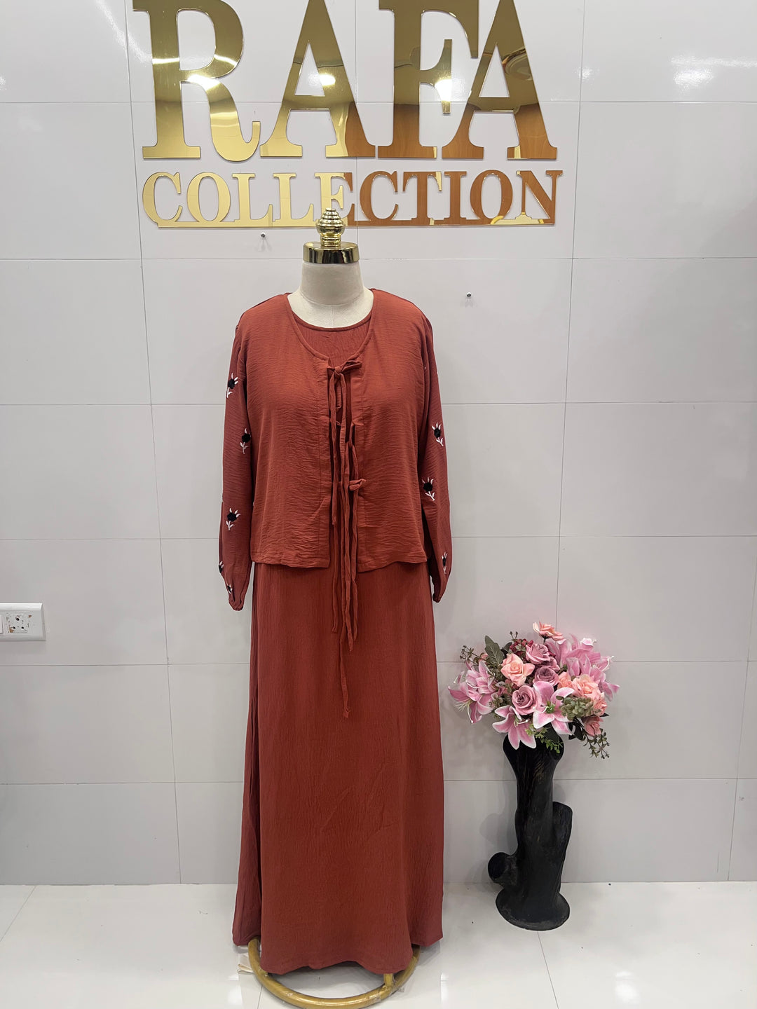 Korean 2 pc Long Dresses 2799