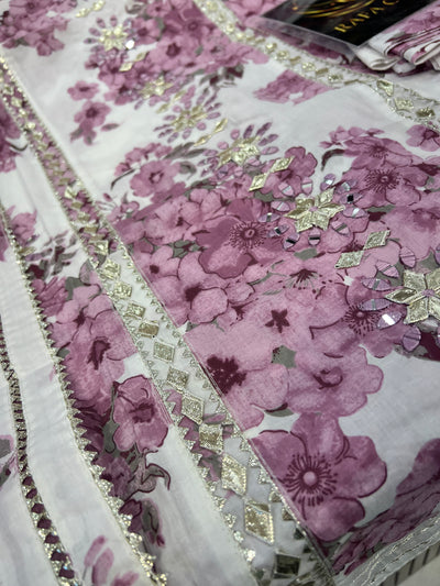 Pure cotton unstitch suits 2242