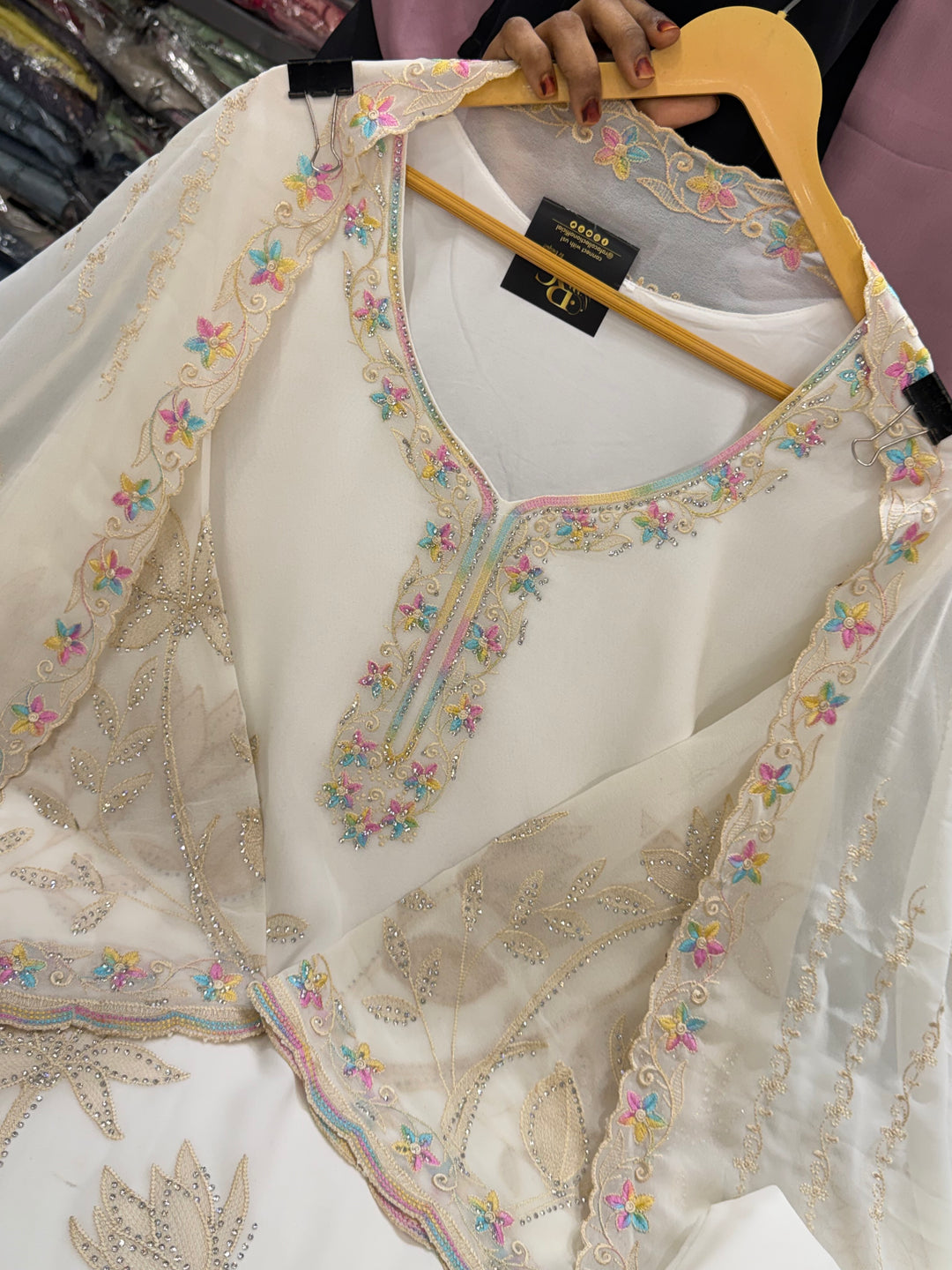 Embroidered readymade suits