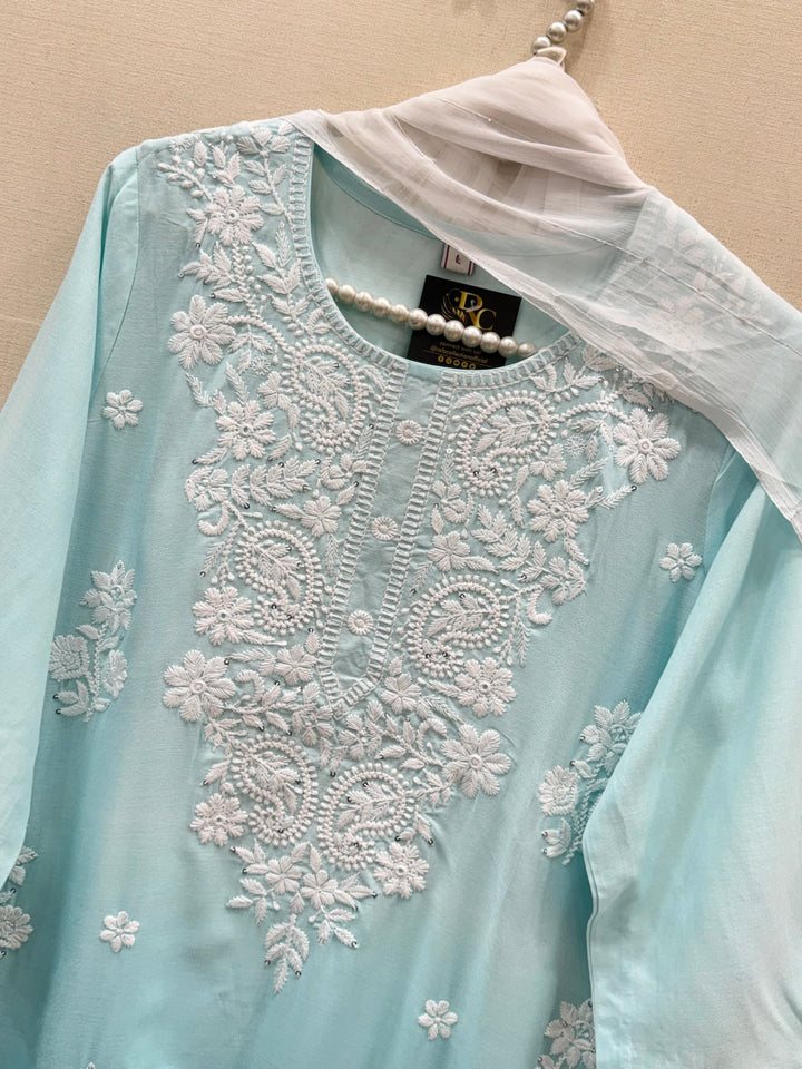 Lucknawi Embroidered Suits