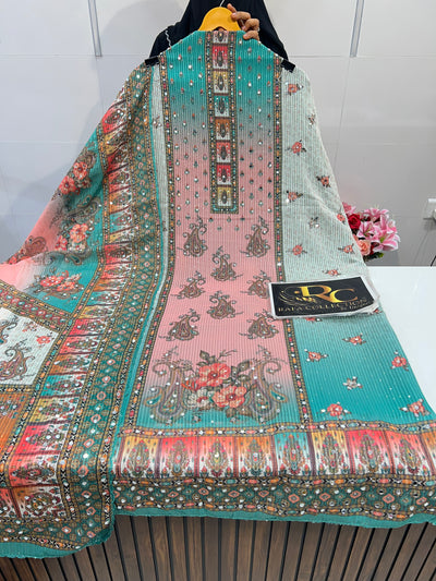 Organza Mirror Work Suit 1998
