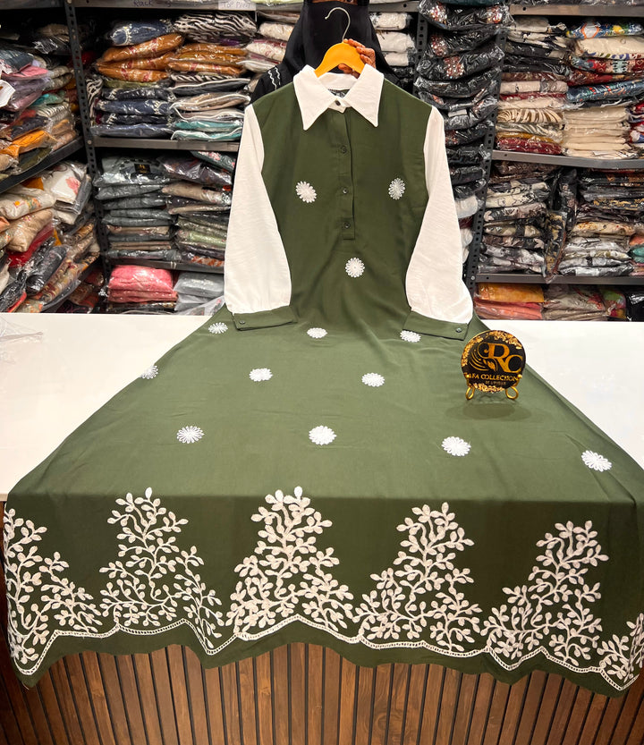 Imported crinkle Dress 2752