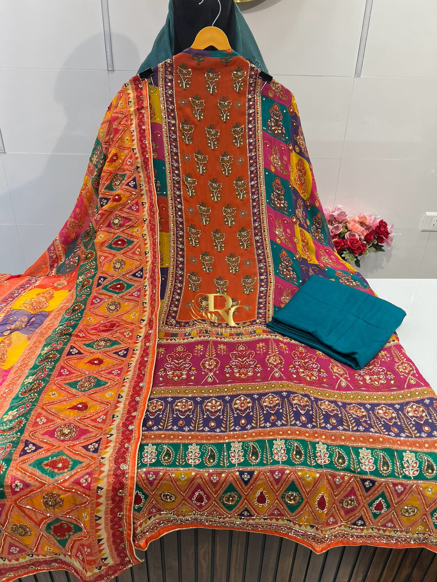Pure fabric handwork Suit 1750