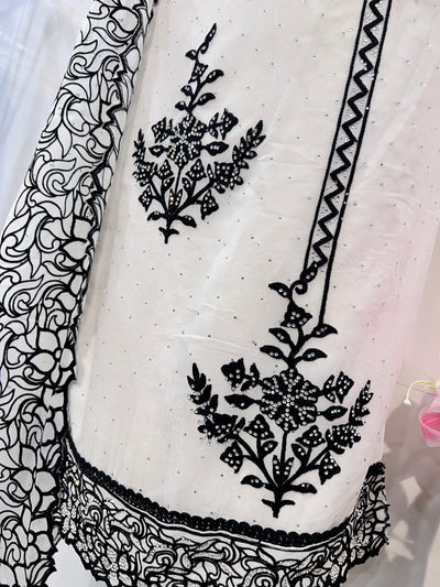 Afreen Embroidered Suit 1857