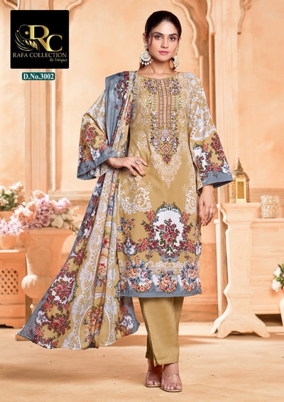 Semi Cotton embroided suit 1541