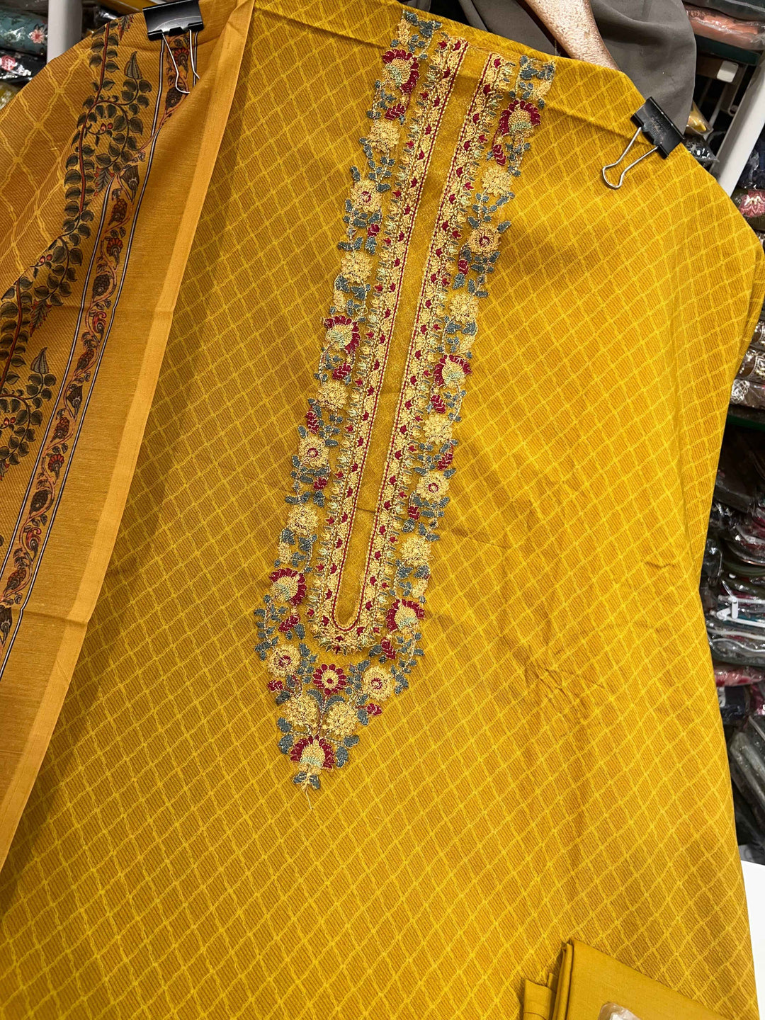 Cotton Unstitched Suit 1579