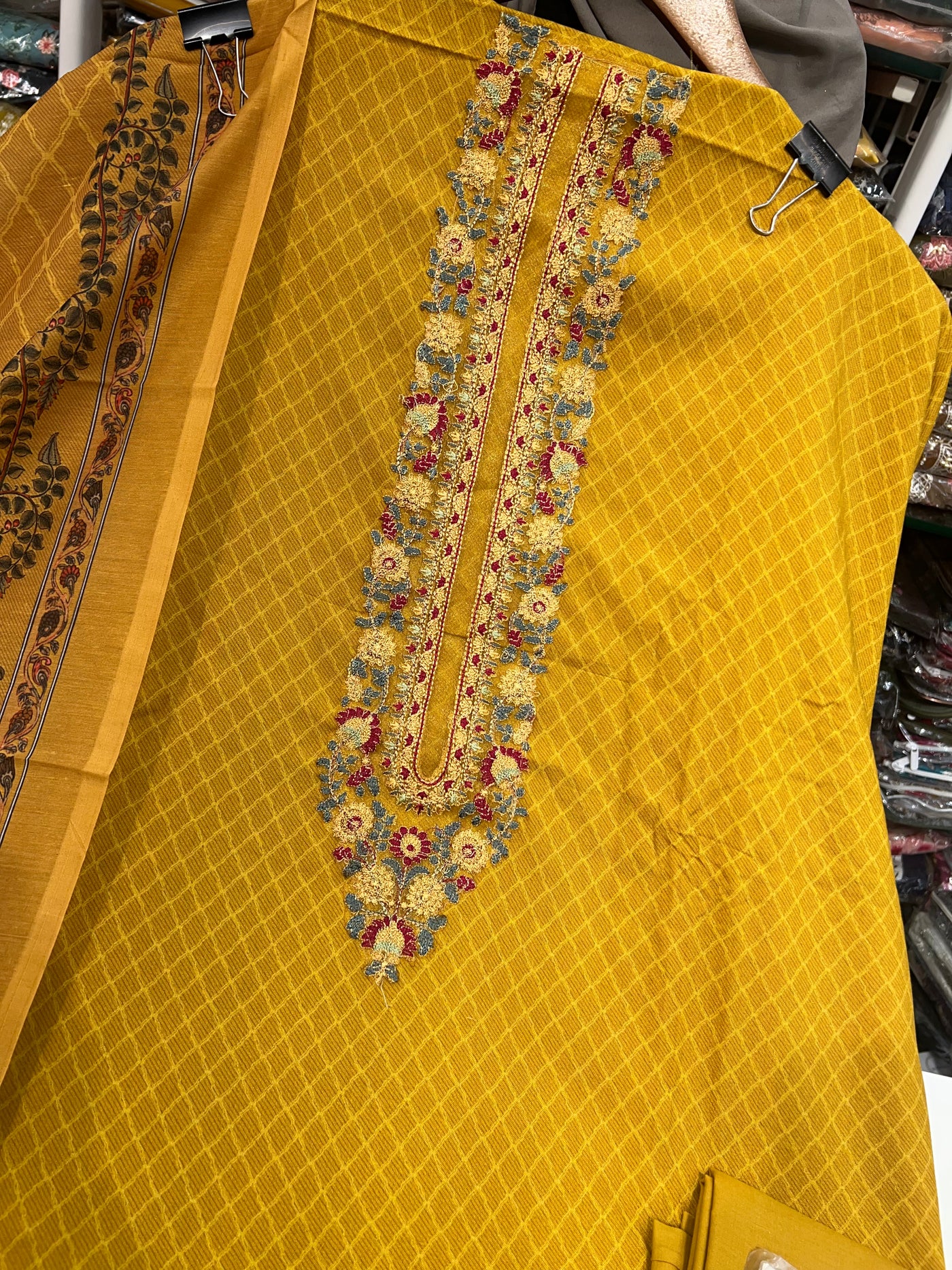 Cotton Unstitched Suit 1579