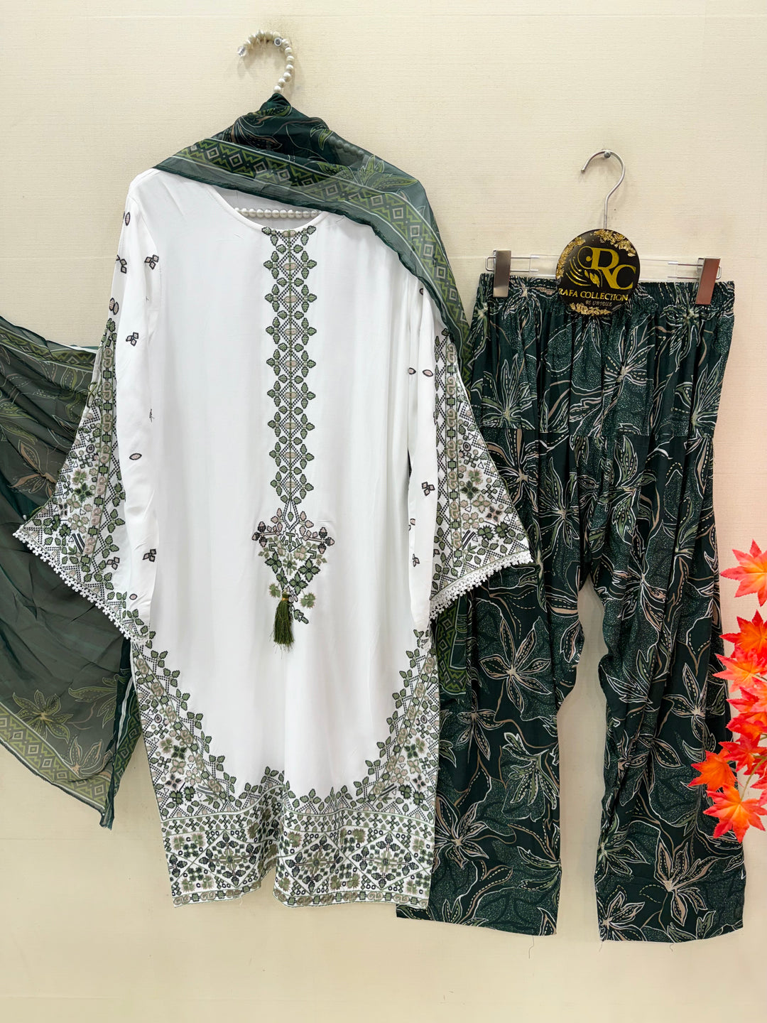 Embroidered Farshi Salwar Suits