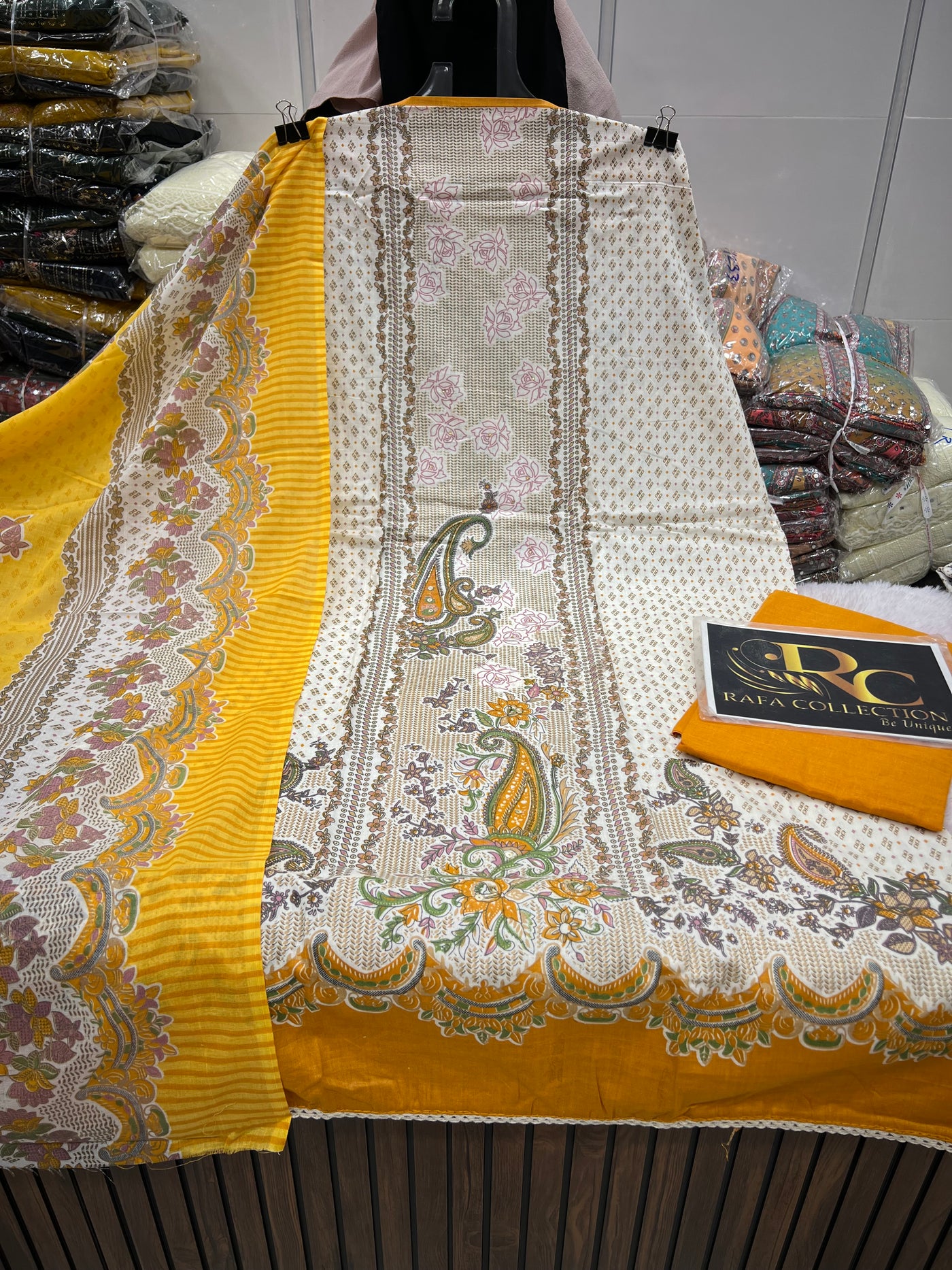 Cotton Unstich Suit 1306