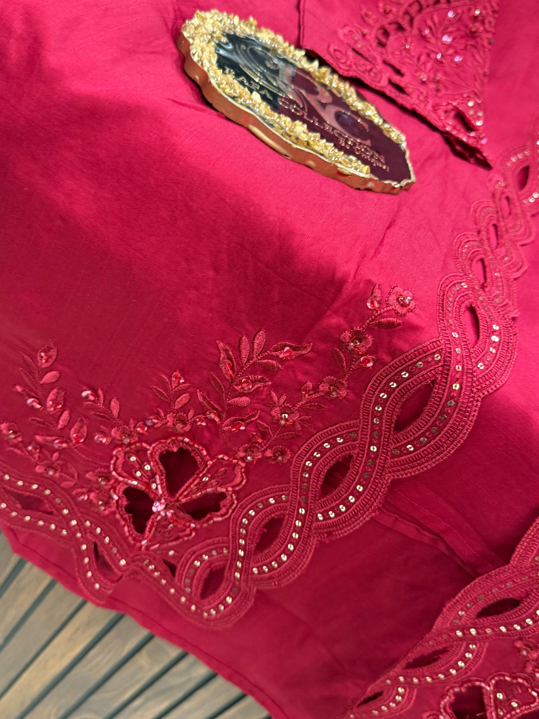 Premium cutwork suit