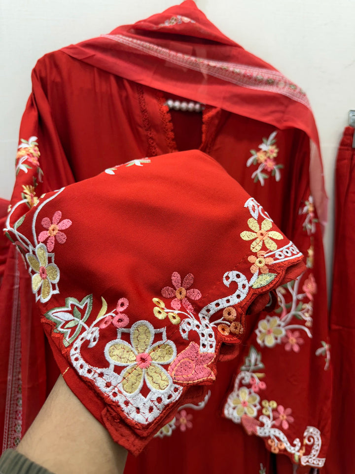 Embroidered Long Suits