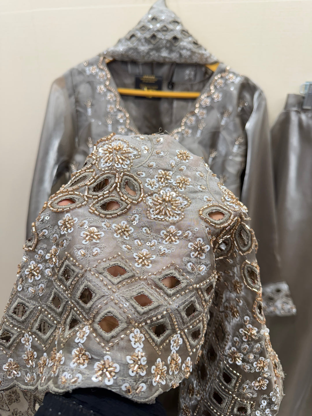 Shimmer Organza Suit