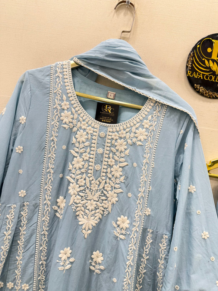 A-line Lucknawi suits