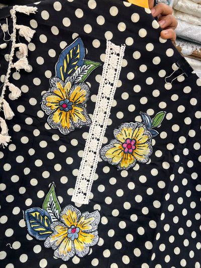 Cotton unstitched suit 30818