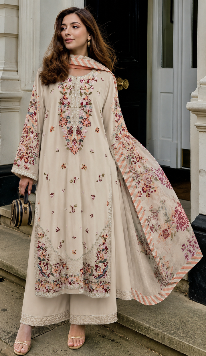 Embroidered Long Suits